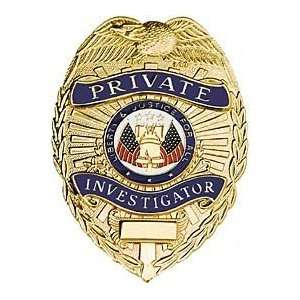 com Official Private Investigator Shield Badge   Blackinton   Police 