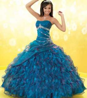   New Quinceanera dress Prom ball gowns color bridal dress all size 2012