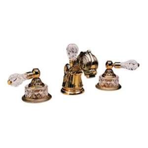   Faucets K184 Phylrich Lavatory dolphin Crystal Satin Gold Antiqued