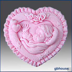 2D Silicone Soap and Plaster Mold – Baby in Heart  