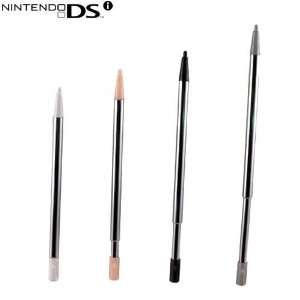 Dsi Retractable Metallic Touch Pen Set 4 Pack Video Games