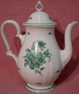 ROSENTHAL china GREEN BLOOM Coffee Pot with Lid  