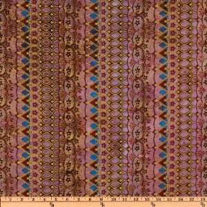  44 Wide Jewels Of India Stripes Jewel Fabric By The Yard 