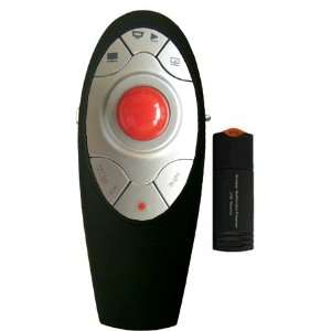  Wireless 2.4G PPT Presenter Trackball Mouse with Batteries 