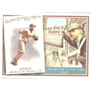  History Baseball Card  # TDH2 Stephen Drew    Arizona Diamondbacks 