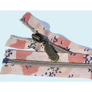  18 Desert Camo Nylon Coil Zipper   Decorative Zipper 