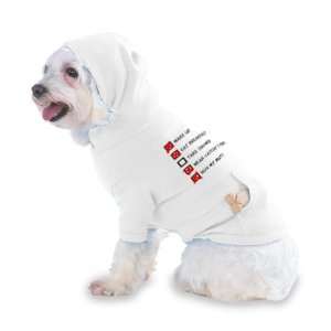 HUG MY MUTT CHECKLIST Hooded (Hoody) T Shirt with pocket for your Dog 