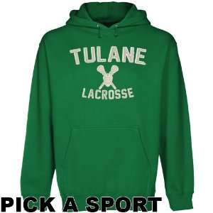  Tulane Green Wave Legacy Pullover Hoodie   Green Sports 