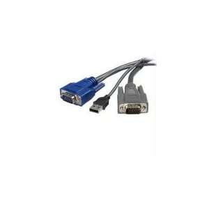  StarTech 10 Feet Ultra Thin USB VGA 2 in 1 KVM Cable 