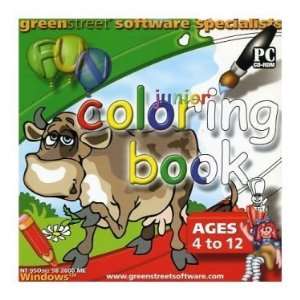  PC TREASURES Junior Coloring Book ( Windows ) Video Games