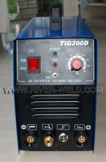 SOLDADOR de la SOLDADURA de TIG 200D TIG/ARC 200A 110V y 220V