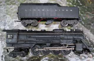 VTG LIONEL LINES TRAIN BLACK 726 STEAM LOCOMOTIVE TENDER SET~BERKSHIRE 