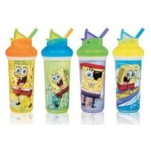  Munchkin SpongeBob SquarePants 9 oz. Insulated Straw Cups 