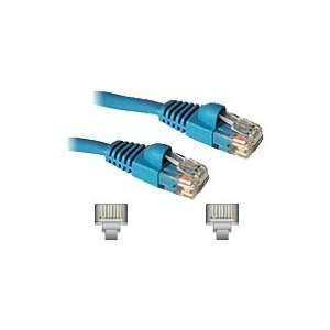   Feet Category 5e 350 Mhz Patch Cable Blue Molded Snag Free Boot