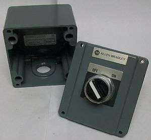 Allen Bradley Enclosure with 800T H2A Selector Switch  