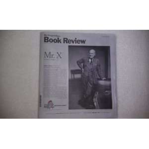  The New York Times Book Review, November 13, 2011   Mr. X 