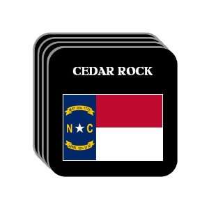 US State Flag   CEDAR ROCK, North Carolina (NC) Set of 4 Mini Mousepad 