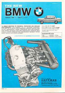 1964 BMW 1800 TI Sport Classic Vintage Advertisement Ad  