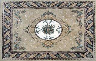 Floral Rug HandMade Mosaic Tile Stone Art Floor Inlay  