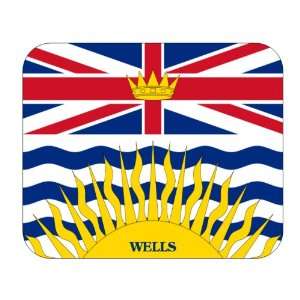   Canadian Province   British Columbia, Wells Mouse Pad 