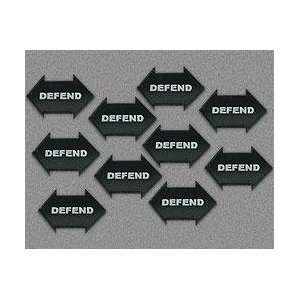  Defend Tokens   Black (Set of 10) Toys & Games