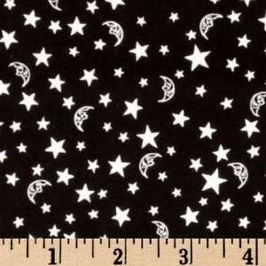   Hour Witches Moon Black Fabric By The Yard Arts, Crafts & Sewing