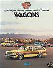 1978 chevrolet wagon brochure caprice impala malibu  