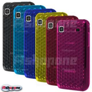 6x SOFT GEL CASE COVER FOR SAMSUNG I9000 GALAXY S  