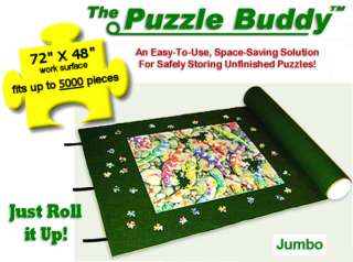 PUZZLE BUDDY 5000 Jigsaw Puzzle Storage Roll Up Mat Puzzle Caddy 72 x 