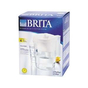  Brita Classic Pour Through Pitcher, 48 oz. Capacity