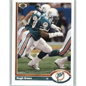 1991 Upper Deck #537 Hugh Green   Miami Dolphins (Update High Number 