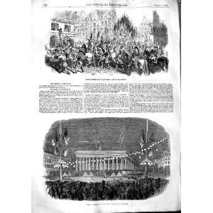  1848 FETE VERSAILLES TREES LIBERTY BOURSE PARIS FRANCE