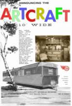 Vintage Mobile Home   Trailer Ads & Brochures on CD  