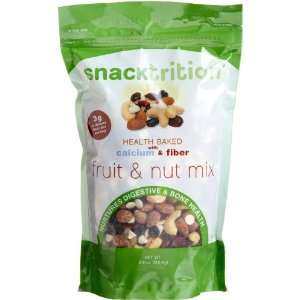 Snacktrition Fruit and Nut Mix with Calcium & Fiber, 22 Ounce Pouch 