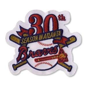  Atlanta Braves 30th Season in Atlanta MLB Baseball Patch 
