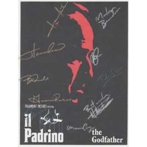  The Godfather Autograph Hand Signed Poster