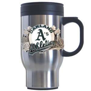 MLB Travel Mug   Oakland As