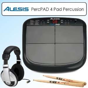   Compact Four Pad Percussion Instrument Outfit Musical Instruments