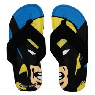Wolverine Face X Men Marvel Comics Flip Flops Sandals  