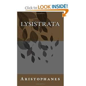  Lysistrata (9781456521813) Aristophanes Books