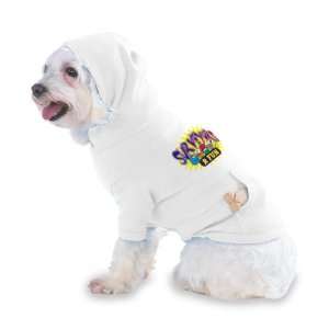 SURVEYORS R FUN Hooded (Hoody) T Shirt with pocket for your Dog or Cat 