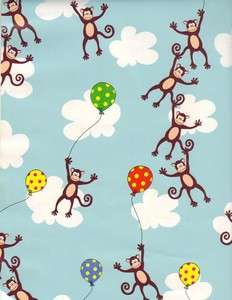 MONKEY BUSINESS GIFT WRAPPING PAPER  Large 30 Roll  