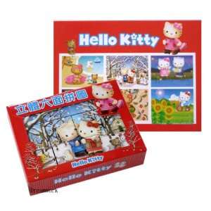   3D Puzzle   Sanrio Hello Kitty Puzzle Blocks (6 Scenes) Toys & Games