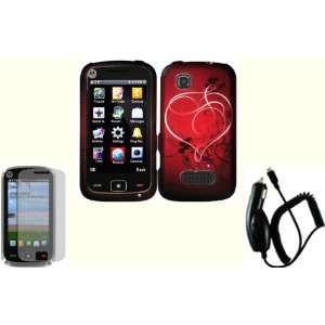 Heart On Stars Design Hard Case Cover+LCD Screen Protector 