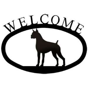  Welcome Sign Small   Boxer 