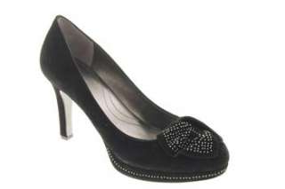 Tahari NEW David Womens Pump High Heels Black Medium Suede 9  
