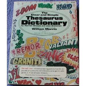  The Clear and Simple Thesaurus Dictionary Books