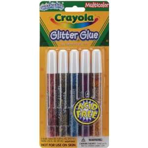    Crayola Washable Glitter Glue Pens  Multicolor Electronics