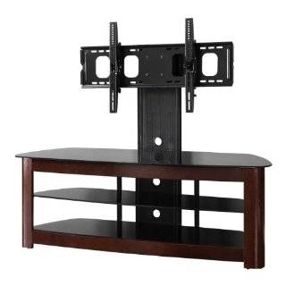   60 Inch 4 in 1 TV Stand with Removable Mount, Espresso / Black