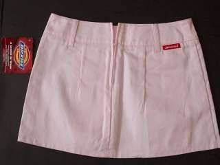 Womens Girls Dickies Pink Kilt Pleated Mini Skirt NWT  